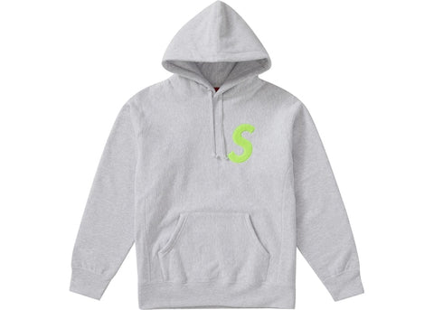Supreme S Logo Hooded Sweatshirt "Ash Grey" (FW19)