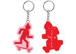 Travis Scott Cactus Jack Skate Keychain Red
